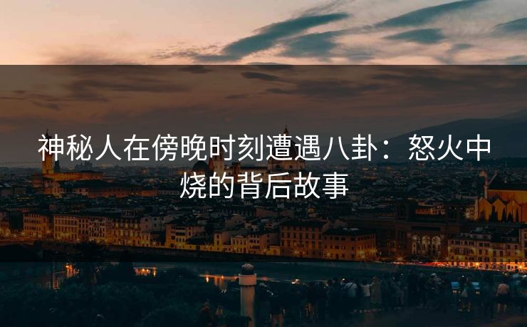 神秘人在傍晚时刻遭遇八卦：怒火中烧的背后故事