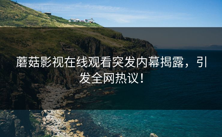 蘑菇影视在线观看突发内幕揭露，引发全网热议！